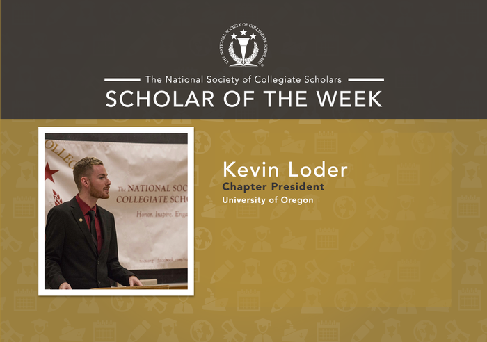Scholar of the Week: Kevin from The University of Oregon