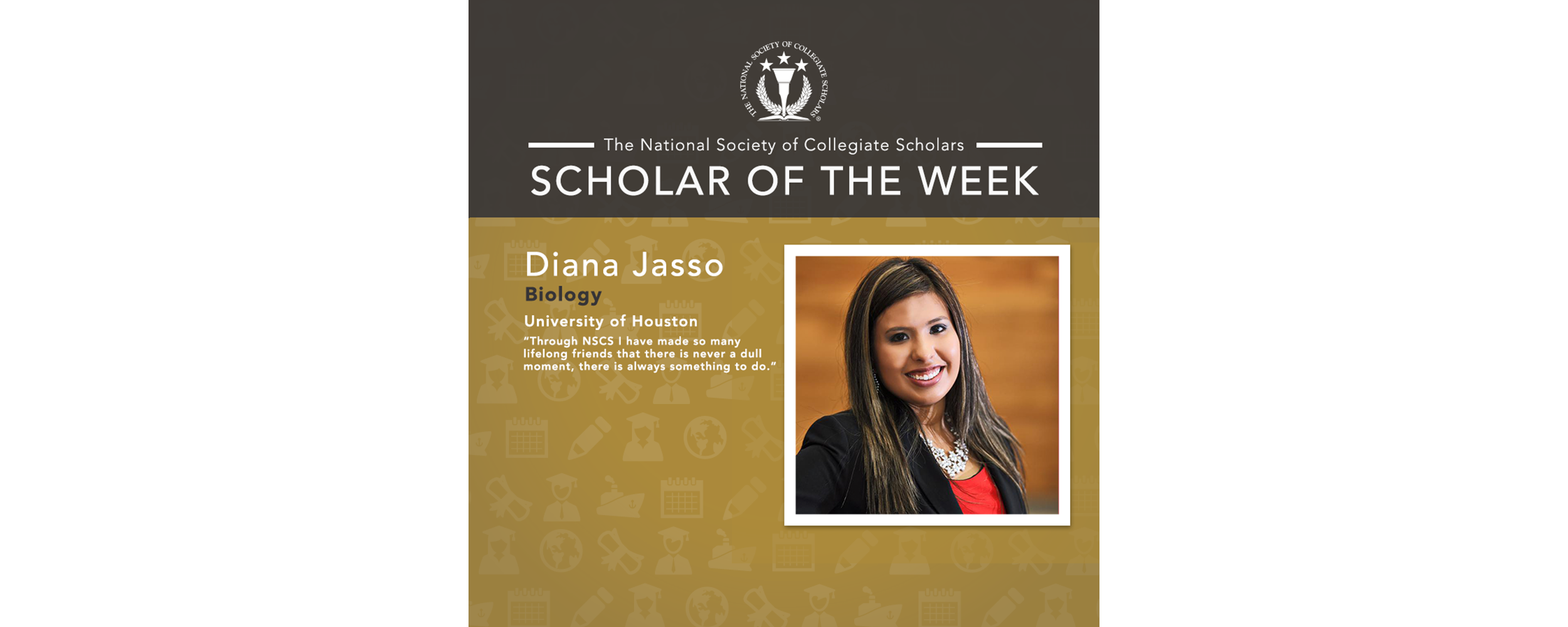 Scholar of the Week: Diana Jasso