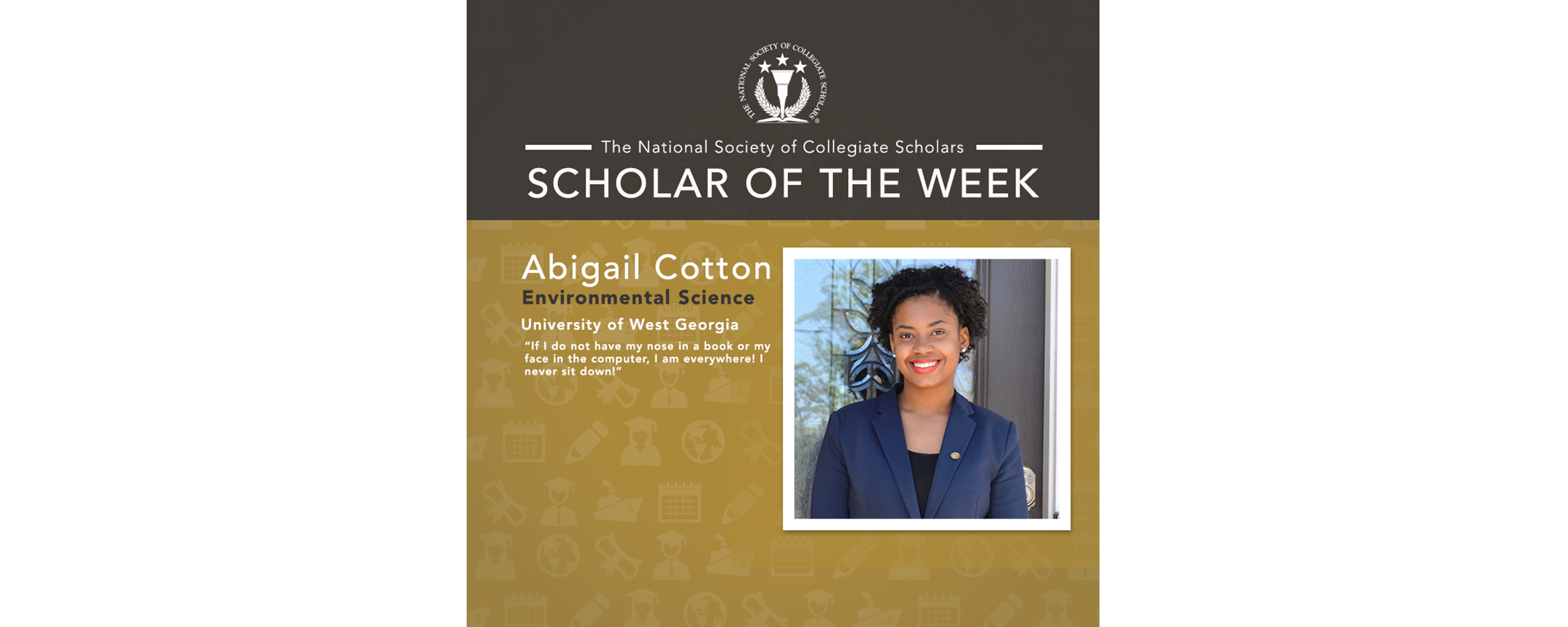 Scholar of the Week: Abigail Cotton