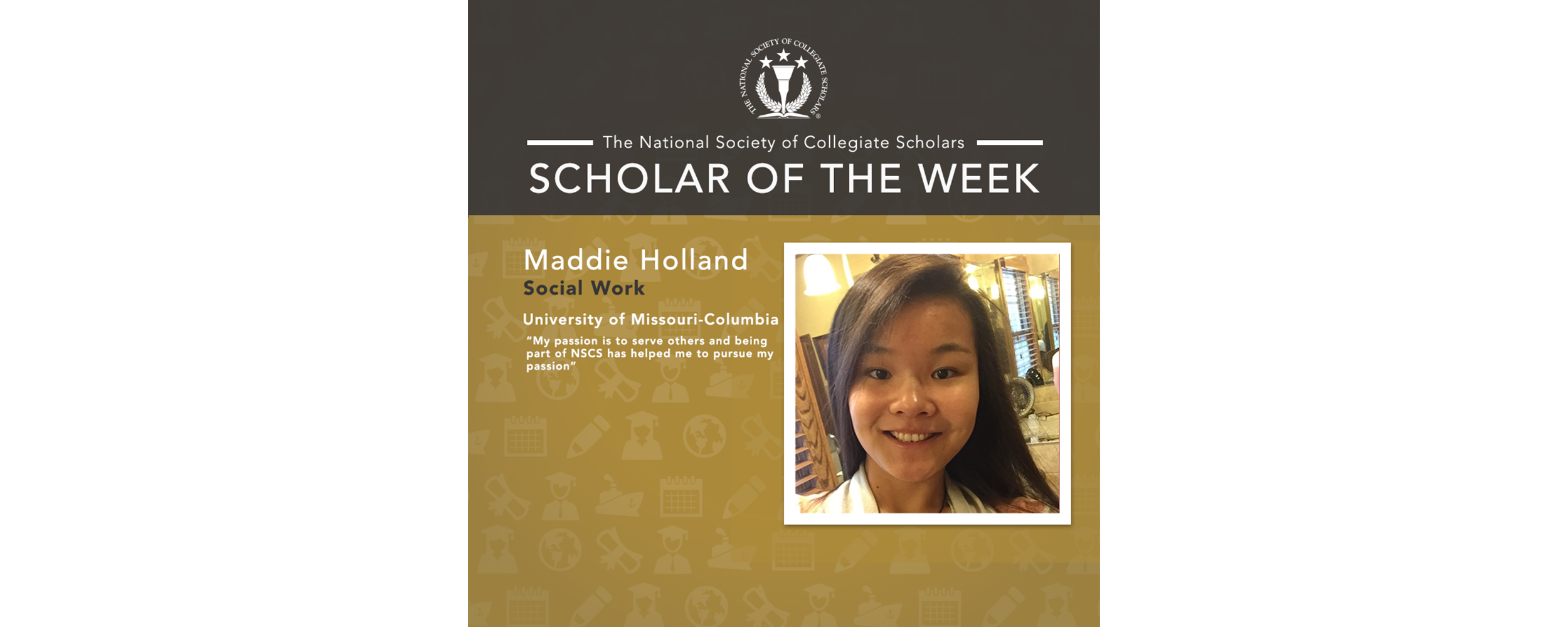 Scholar of the Week: Maddie Holland