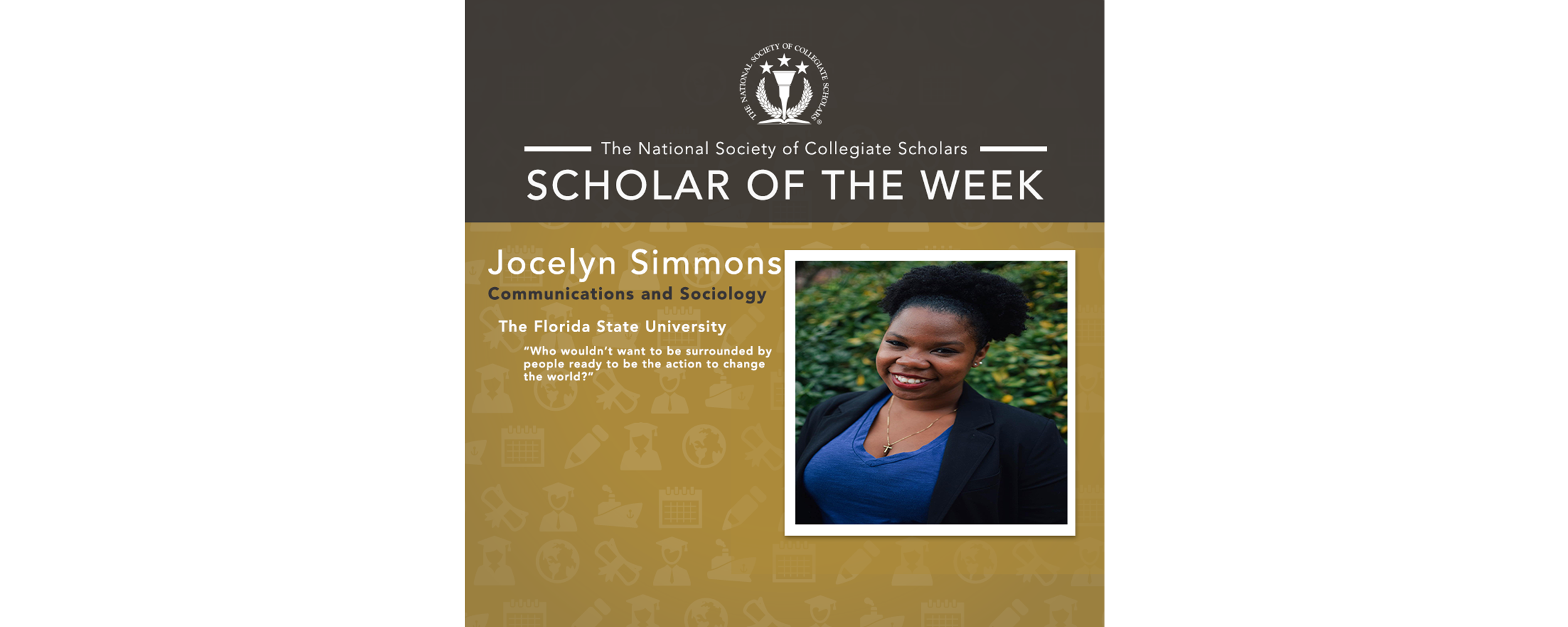Scholar of the Week: Jocelyn Simmons