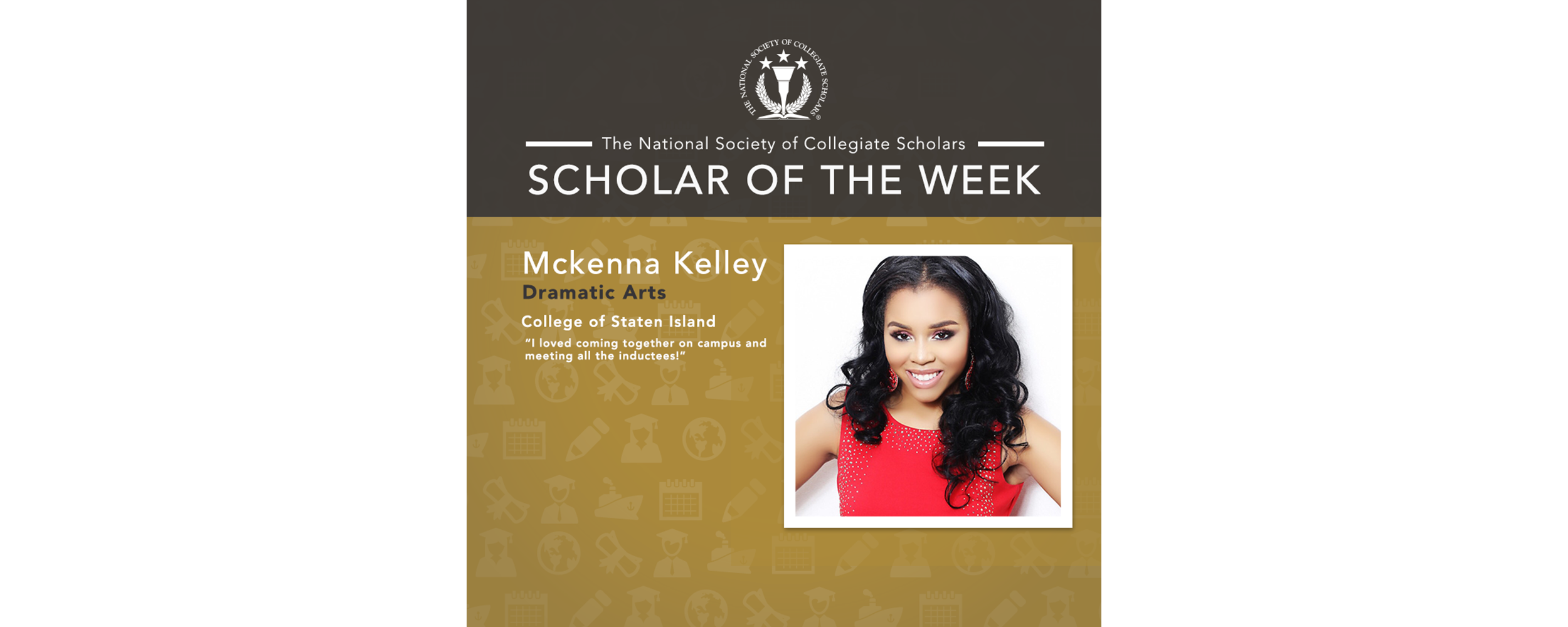 Scholar of the Week: Mckenna Kelley
